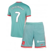 Atletico Madrid Antoine Griezmann #7 Koszulka Wyjazdowa dzieci 2024-25 Krótki Rękaw (+ krótkie spodenki)